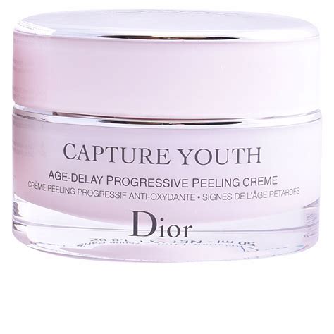 dior capture youth age delay progressive peeling crème|Capture Youth Age.